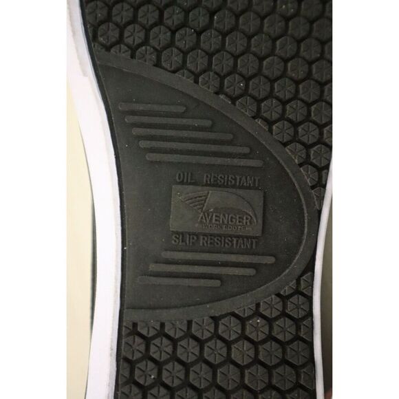 Avenger F2413-18 Men's Sz 9 Black/White Alley Cap Toe Work & Safety Boots - Picture 9 of 9